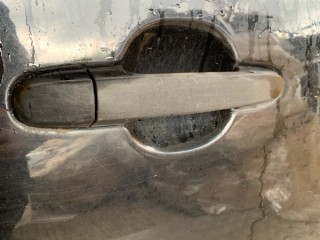 Ручка двери наружная задняя правая, ориг. номер 6921102150, Toyota Hilux Пикап 2011-2015