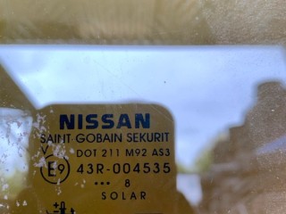 Стекло двери задней левой (форточка), ориг. номер 82263EB33A, Nissan Pathfinder (R51M) Внедорожник 2004-2010