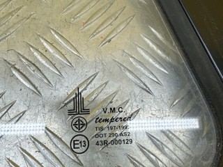 Стекло заднее Mitsubishi L200 2006-2011, левый руль, 43R000129