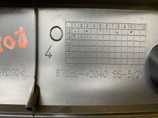 Накладка двери (крышки) багажника, ориг. номер 6793942040, Toyota Rav 4 (CA40) 2012-2015
