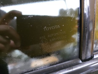 Стекло двери задней левой, ориг. номер 6810460380, Toyota Land Cruiser Prado 150 Внедорожник 2009-2013