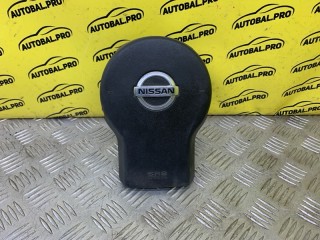 Подушка безопасности водителя Nissan Navara (D40) Пикап 2005-2010, левый руль, 98510EB302
