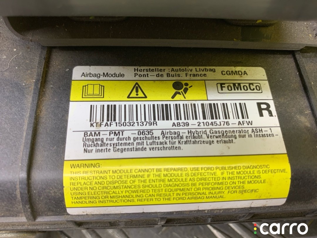 Подушка безопасности коленная Ford Ranger III 2011-2015, левый руль, AB3921045J76AFW, фото 3
