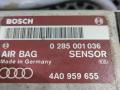 4A0959655, 0285001036 Блок AirBag Audi 80 B4 1992г. - фото №3