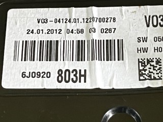 Щиток приборов (приборная панель), ориг. номер 6J0920803H, Seat Ibiza 4 2008-2012