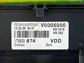 Щиток приборов (приборная панель), ориг. номер 1T0920874, Volkswagen Touran 1 2003-2006