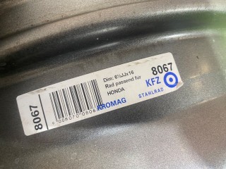Диск штампованный, ориг. номер KBA437387, Honda Civic 8 2005-2008