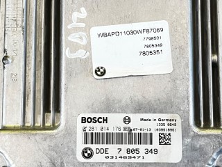 Блок управления двигателем, ориг. номер 7805349, 0281014176, BMW X3 E83 2003-2006