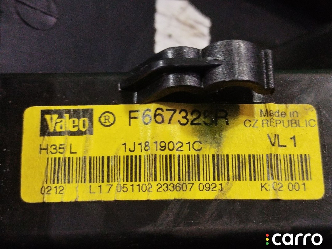 Моторчик печки дополнительной Volkswagen Golf 4 1997-2006, 1J1819021C, фото 2