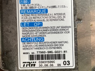 Блок AirBag, ориг. номер 77960-SMG-G021-M1, Honda Civic 8 2005-2008