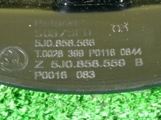 Кожух рулевой колонки, ориг. номер 5J0.858.566, T.0028.399, Skoda Fabia 2 2007-2010
