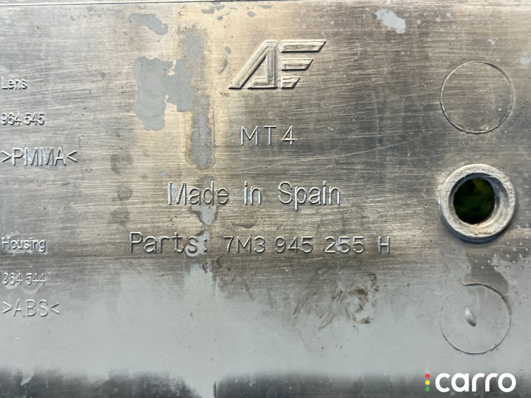 Бленда Volkswagen Sharan 1 restailing 2000-2003, минивэн, 7M3945255H, фото 10