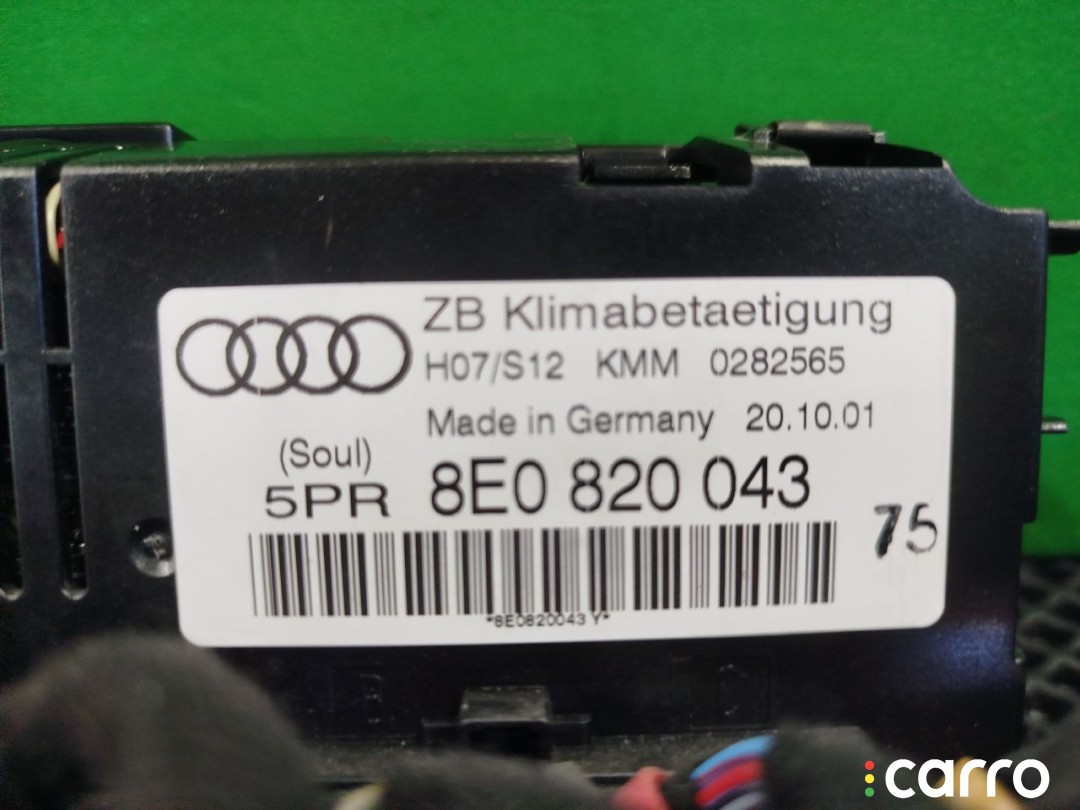 Блок управления печки/климат-контроля Audi A4 B6 2000-2006, 8EO820043, фото 4