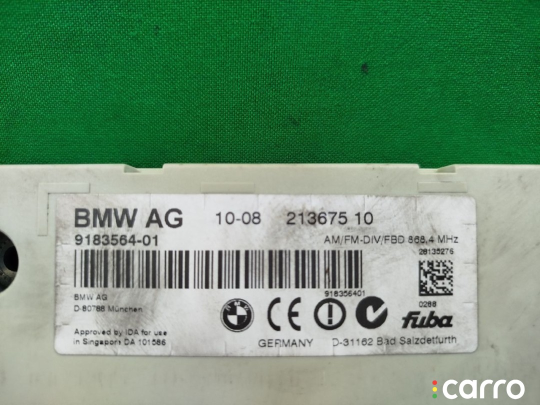 213675, 9183564-01 Усилитель антенны BMW 5 E60/E61 2010г. - фото №3