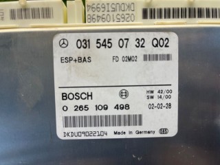 Блок управления ESP, ориг. номер 0315450732Q02, 0265109498, Mercedes E W210 1999-2002