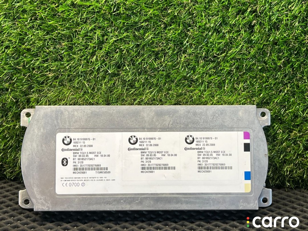 169211, 9199976-01 Блок Bluetooth BMW 3 E90/E91/E92/E93 2007г. - фото №1