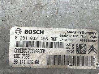 Блок управления двигателем, ориг. номер 0281032456, 9814182600, Peugeot 308 2 2013-2017