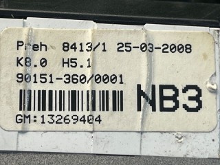 Блок управления печки/климат-контроля, ориг. номер 13269404, 90151-360, Opel Astra H 2006-2014
