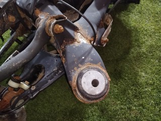 Балка подвески задняя, ориг. номер 4B0501203C, 300404, 8E0505323B, Audi A6 C5 (S6,RS6) 2001-2005