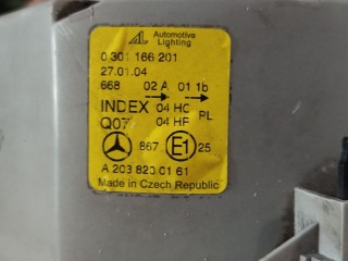 Фара левая, ориг. номер A2038200161, Mercedes C W203 2000-2004
