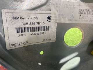 Стеклоподъемник электрический задний левый, ориг. номер 3U5839751D, Skoda SuperB Superb 1 2001-2006