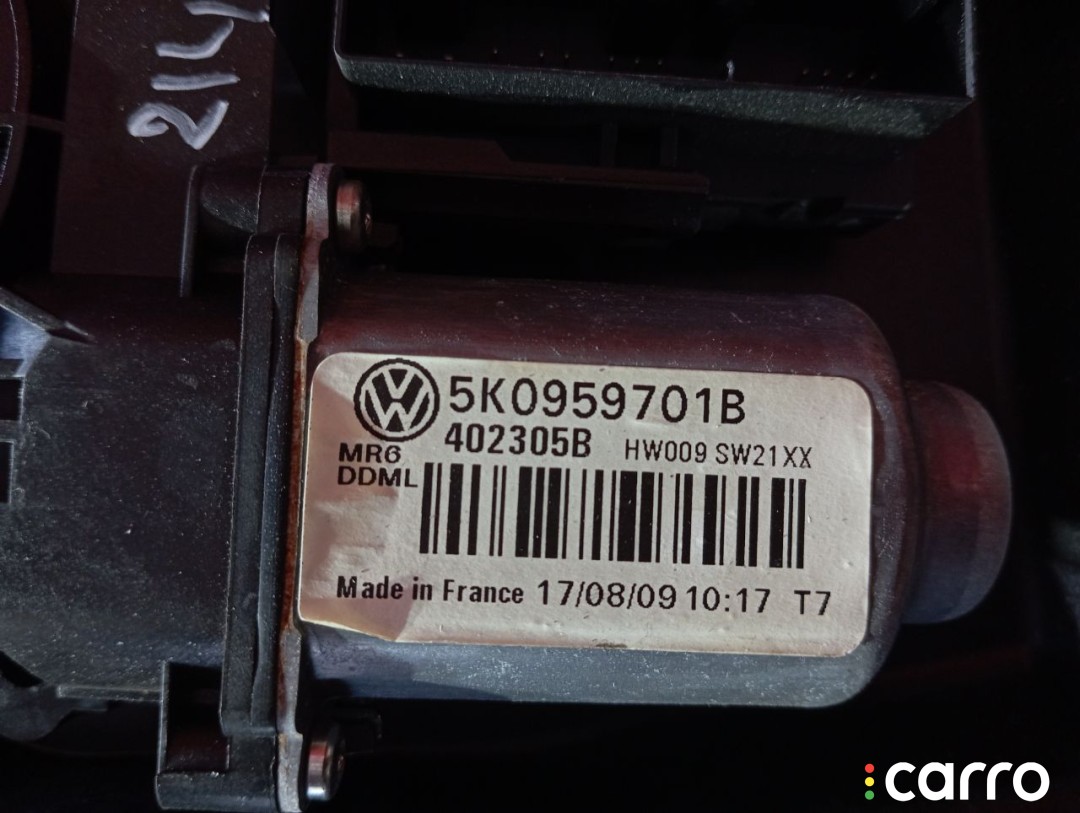 Стеклоподъемник электрический передний левый Volkswagen Golf 6 2008-2012, 5K1837729P, фото 5