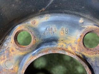 Диск штампованный, ориг. номер KBA43737, Opel Astra G 1998-2009