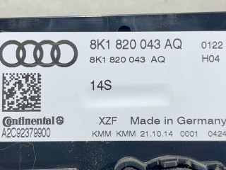 Блок управления печки/климат-контроля, ориг. номер 8K1820043BB, Audi Q5 8R 2012-2017