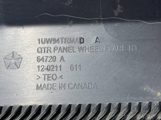 Молдинг крыла задняя правая, ориг. номер 1UW94RXFAD, Jeep Cherokee KL 2018-2023