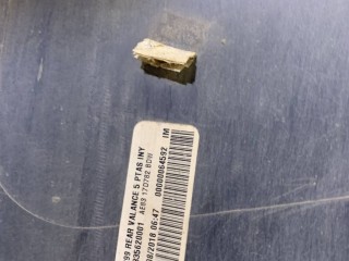 губа бампера зад., ориг. номер AE8Z17808BB, Ford Fiesta 6 2012-2019