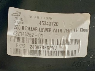 обшивка центральной стойки левая нижняя, ориг. номер FK7224397BF8PVJ, Land Rover Discovery Sport 2014-2019