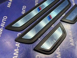 Накладка на порог салона, ориг. номер 51477240687, 51477240688, BMW X3 2010-2014