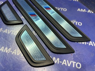 Накладка на порог салона, ориг. номер 51477240687, 51477240688, BMW X3 2010-2014