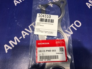 Прокладка выпускного коллектора, ориг. номер 18115-PNB-003, HONDA