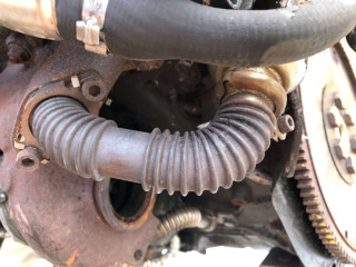 Трубка системы рециркуляции EGR, Opel Astra 1998-2009