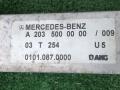 A2035000000, 01010870000 Интеркулер Mercedes C W203 2002г. - фото №7