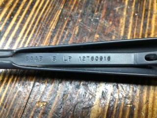 Щеткодержатель (поводок стеклоочистителя, дворник), ориг. номер 12760916, Saab 9-3 2002-2007