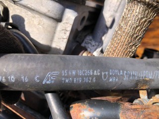 Патрубок радиатора, ориг. номер 7M0819362G, 95VW18C266AC, Volkswagen Sharan 1995-2000