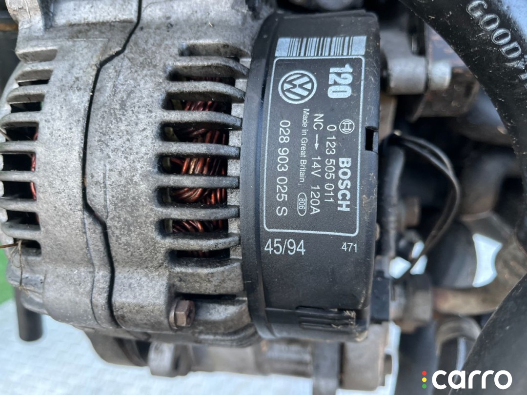 028903025S, 0123505011 Генератор Audi 80 1995г. - фото №3