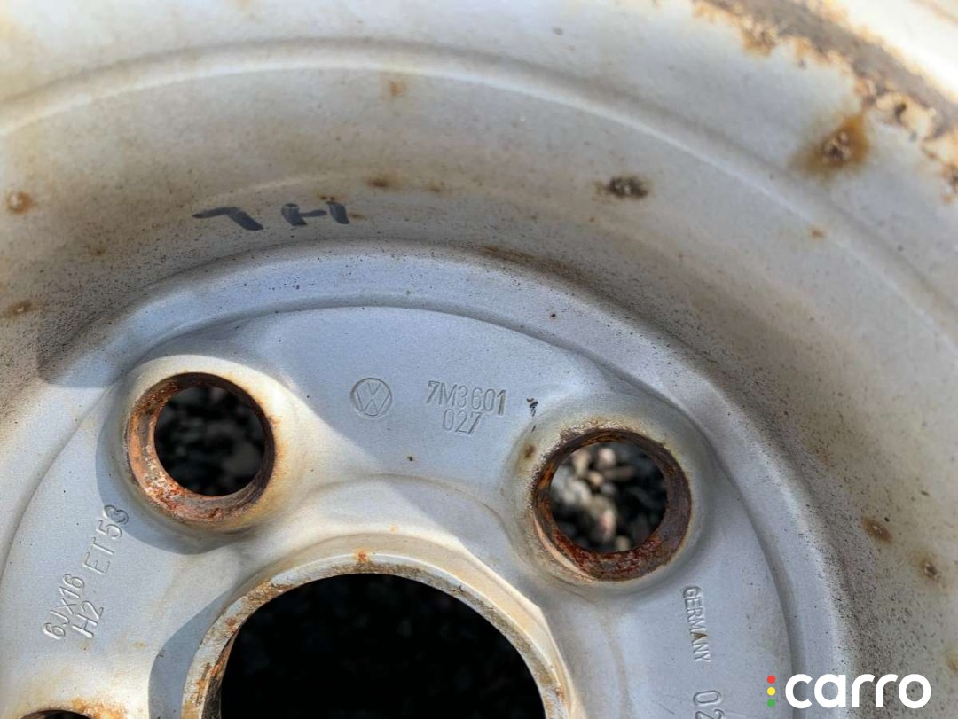 Диск штампованный Volkswagen Sharan 2000-2003, 7M3601027, фото 7