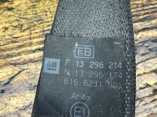 Ремень безопасности задний левый, ориг. номер 13296174, 13296214, 602143400C, Opel Astra 1998-2009