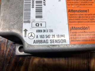 Блок AirBag, ориг. номер A1635422918, D9V2L16AKVF, 0003023202206366, Mercedes ML W163 2001-2005
