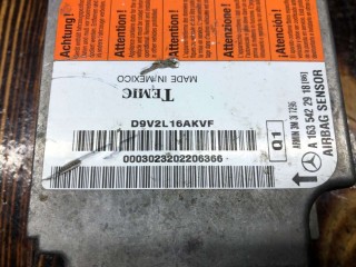 Блок AirBag, ориг. номер A1635422918, D9V2L16AKVF, 0003023202206366, Mercedes ML W163 2001-2005