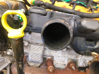 Патрубок интеркулера, ориг. номер 9657083680, Ford C-Max 2003-2007