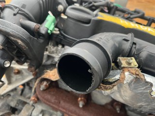 Патрубок интеркулера, ориг. номер 9657083680, Ford C-Max 2003-2007