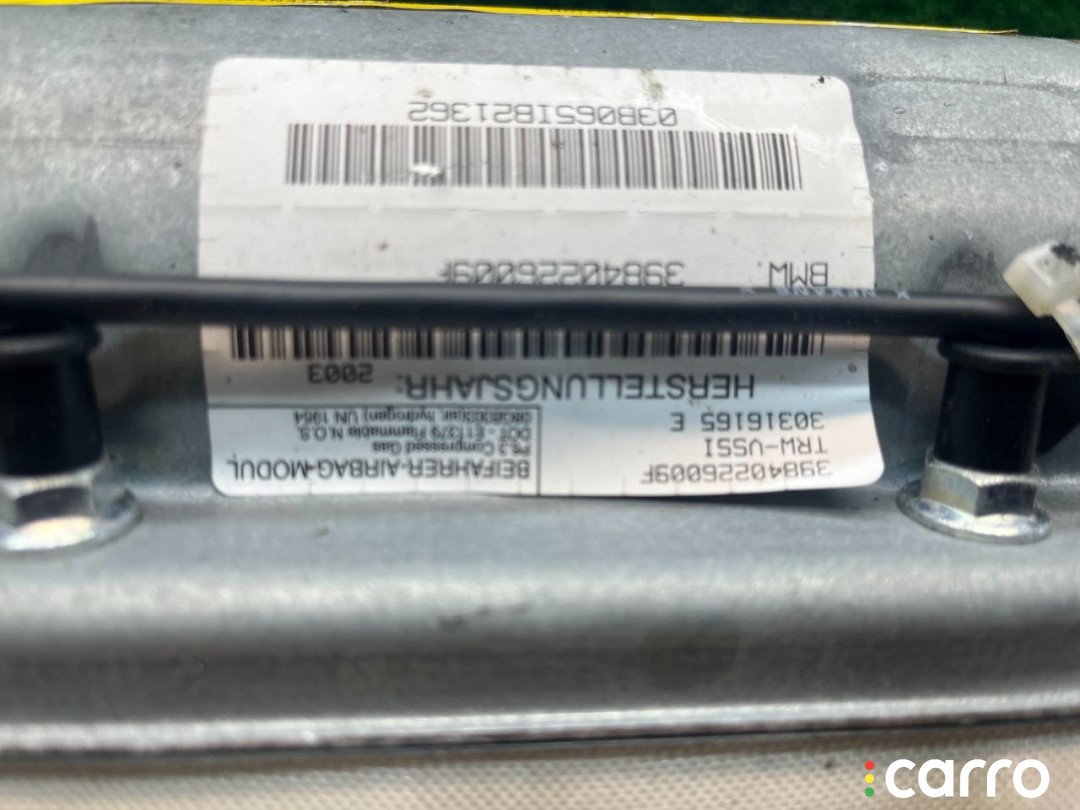 Подушка безопасности пассажира BMW X5 E53 1999-2003, внедорожник 5 дв., левый руль, 39840226009F, фото 3