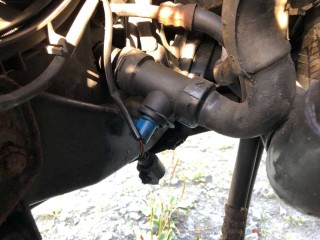 Патрубок радиатора Audi A6 Allroad 2000-2006, 2.5 л, АКПП