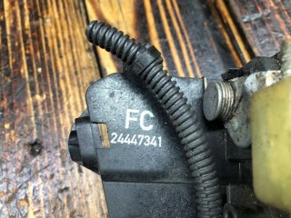 Замок двери передней правой, ориг. номер 24447341, 13210765, Opel Vectra 2002-2005
