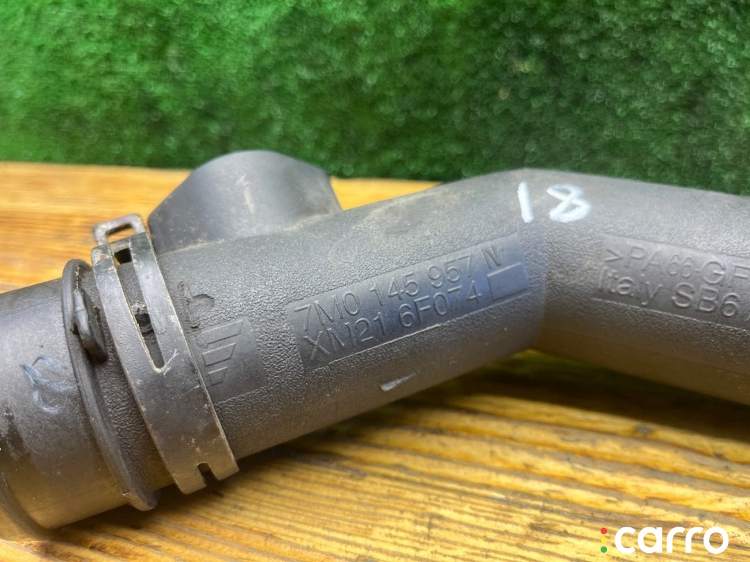 Патрубок интеркулера Volkswagen Sharan 2000-2003, 1.9 л, 7M0145957N, фото 2