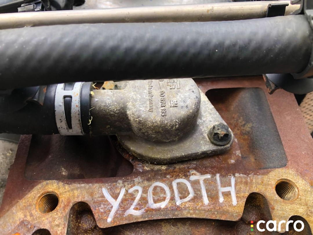 Фланец (тройник) системы охлаждения Opel Zafira 1999-2003, 2.0 л, 90573185, фото 1